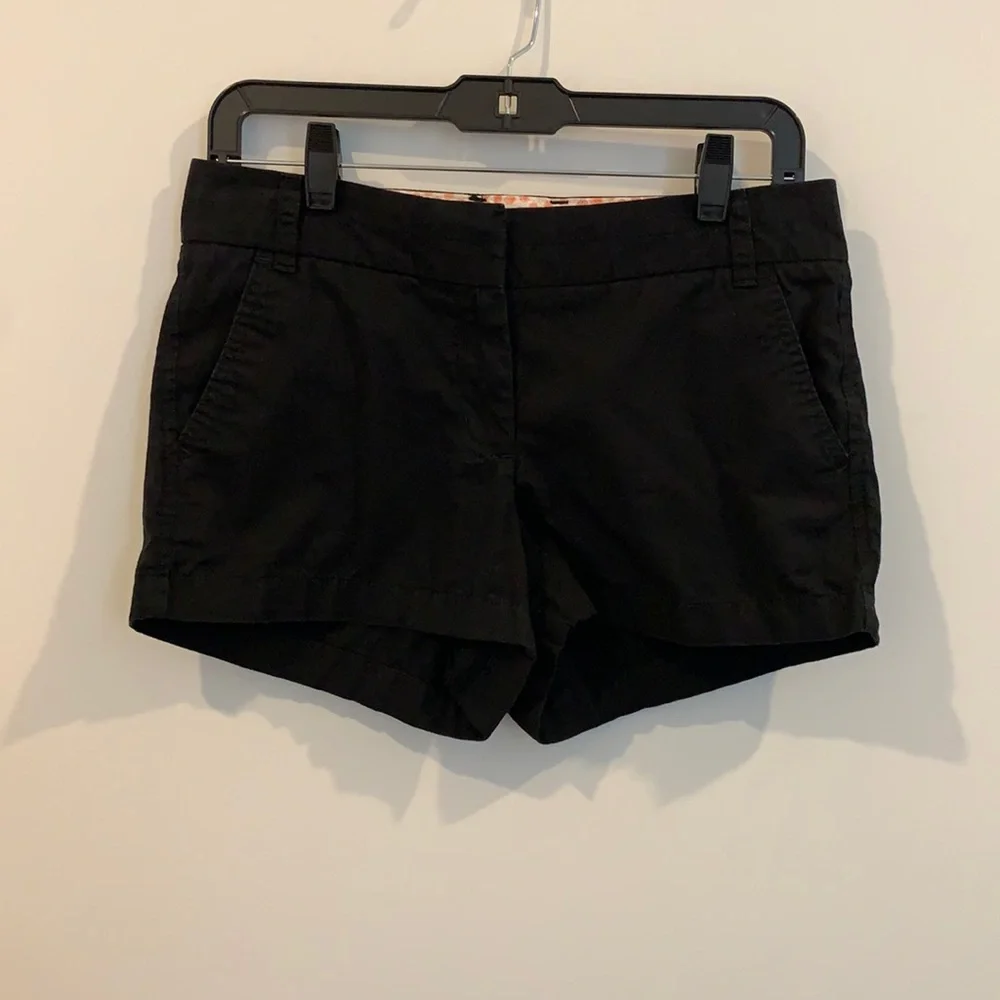 J. Crew Factory Black Chino Shorts. Size 4.